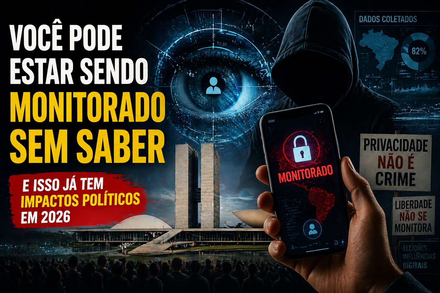 Você Pode Estar Sendo Monitorado Sem Saber — E Isso Já Tem Impactos Políticos em 2026